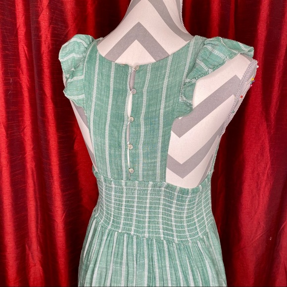 Free People Butterflies Chambray Midi Dress - Picture 5 of 6